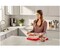Large Rectangular Plastic Food Storage Containers, 1 Gallon, 2 Packs, Red